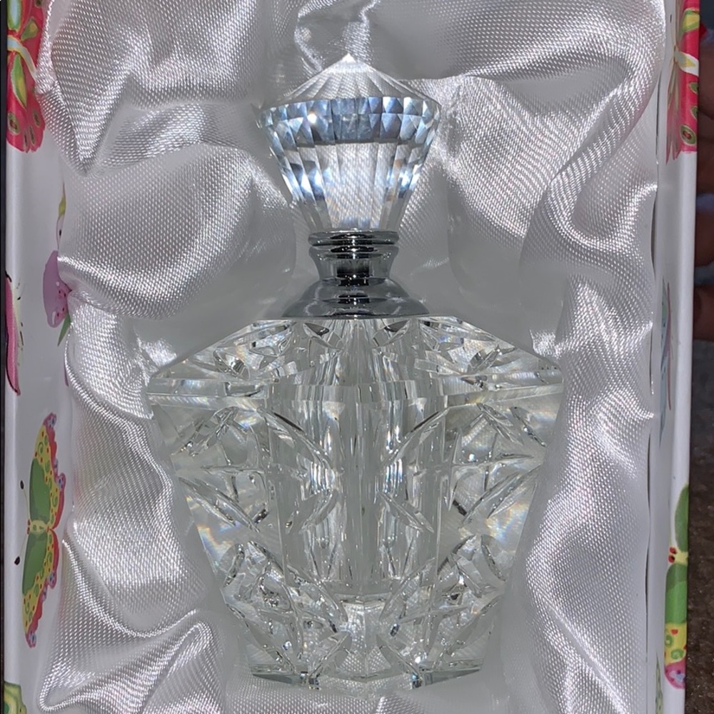 Oleg Cassini Crystal Perfume Bottle